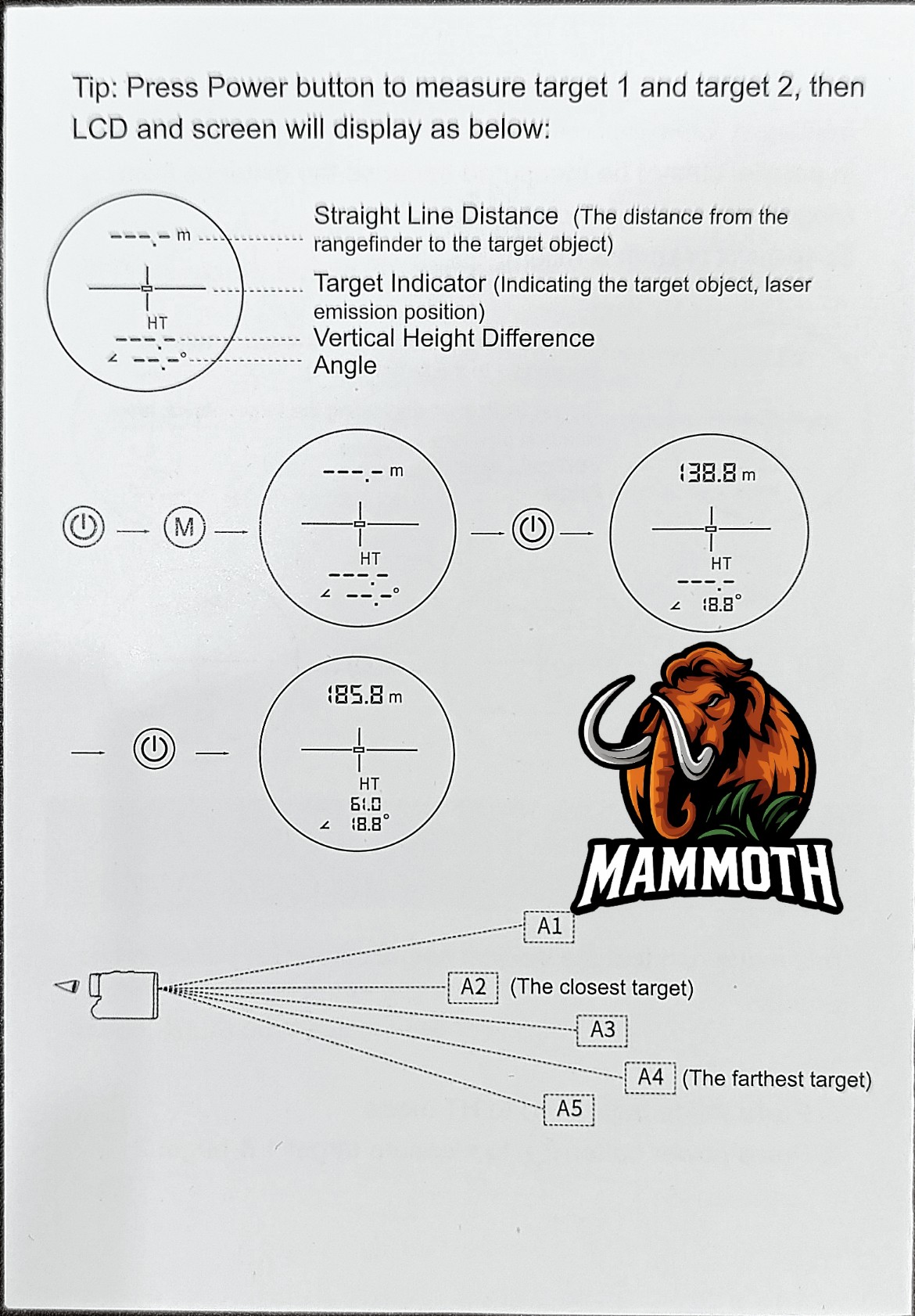 رنج فایندر نوهاوک پرو ۱۲۰۰ یارد