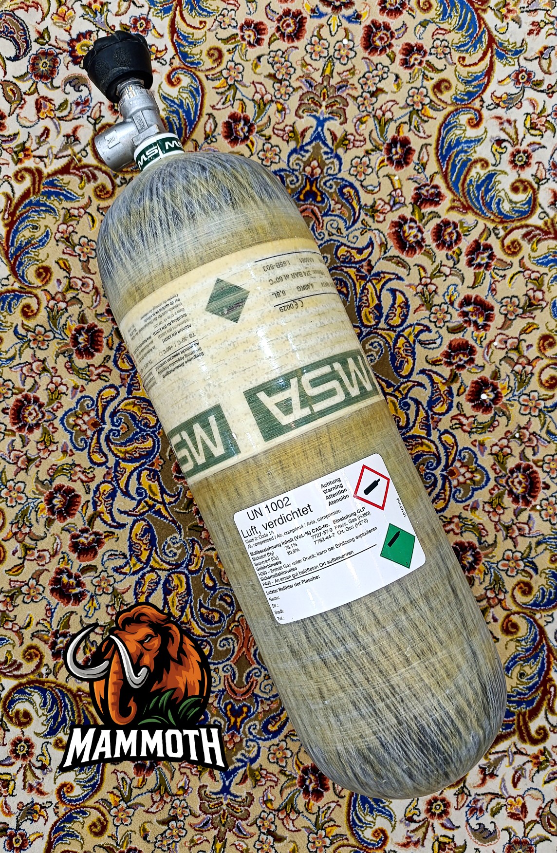 کپسول کامپوزیت ام اس آ msa 6.8 لیتری